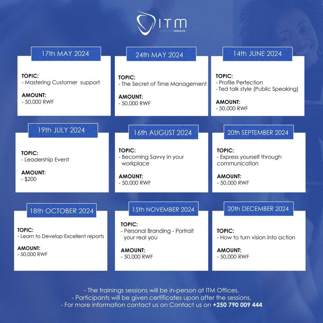 Training Calendar